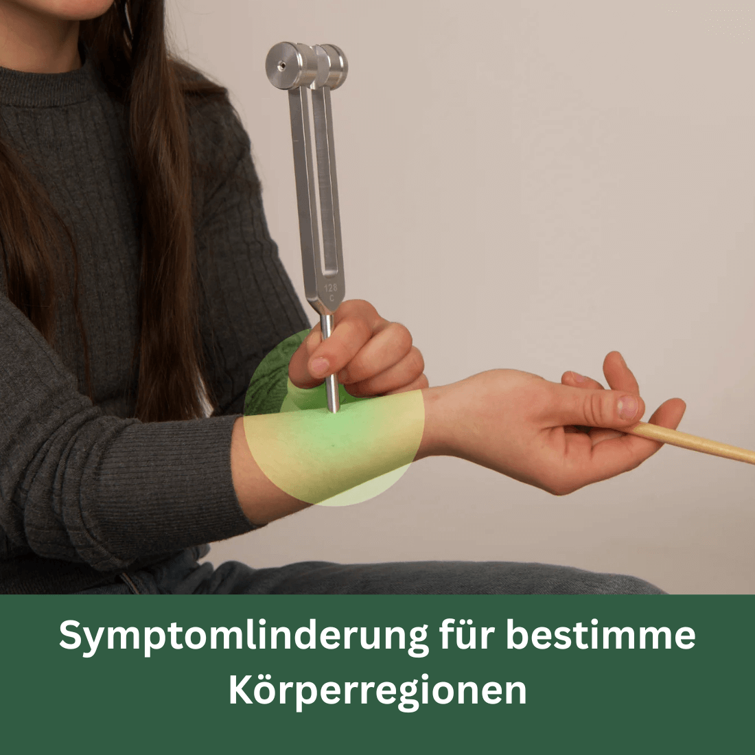 Smeias Alaia – Die 128 Hz Körper-Stimmgabel für Körper, Erdung & innere Ruhe