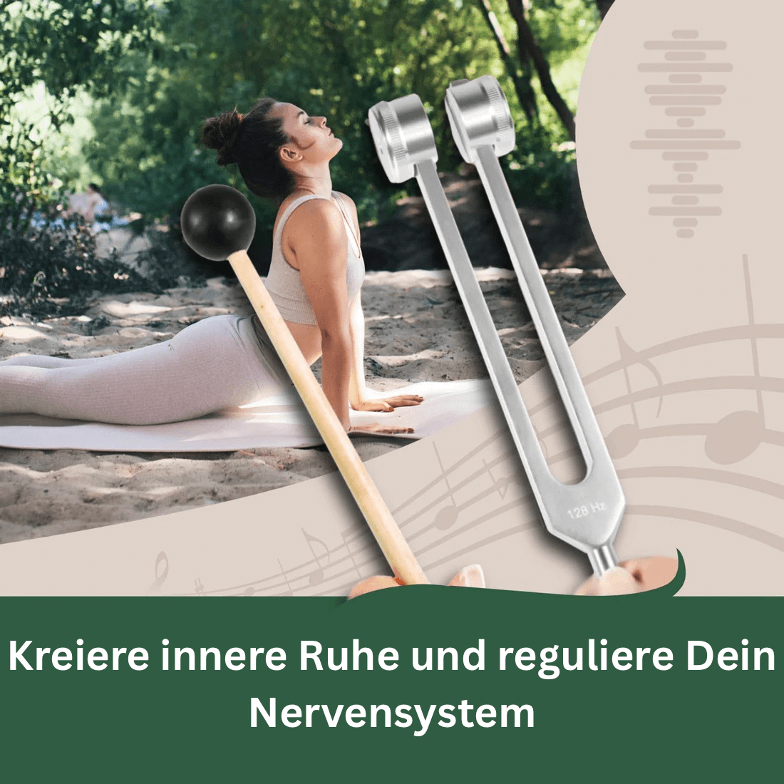 Smeias Alaia – Die 128 Hz Körper-Stimmgabel für Körper, Erdung & innere Ruhe